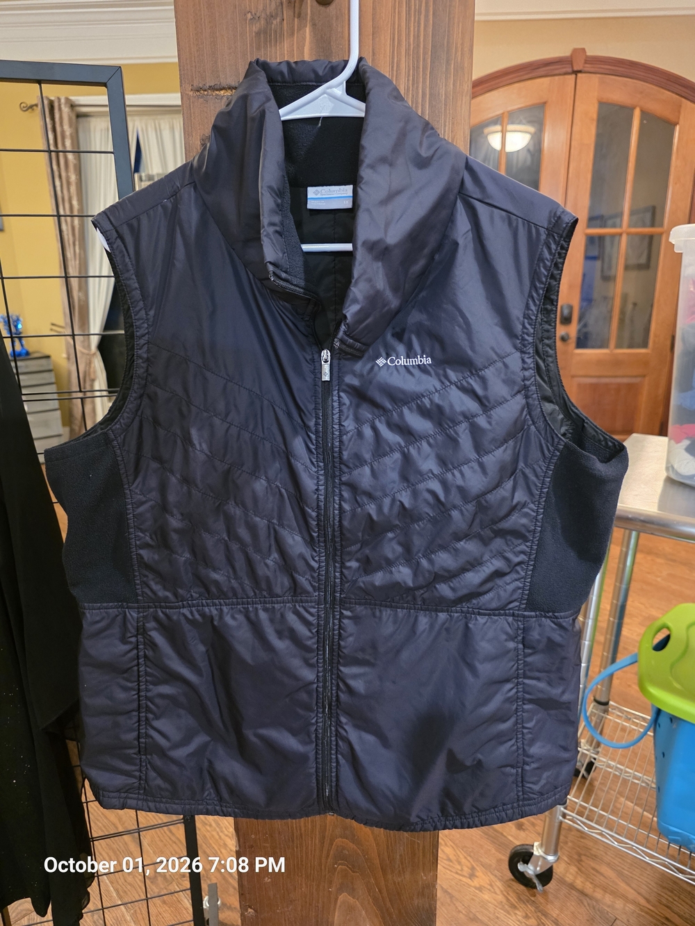 Columbia Women's Black Quilted Insulated Vest 1X